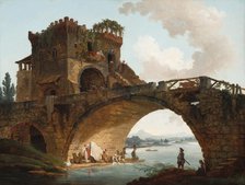 The Ponte Salario, c. 1775. Creator: Hubert Robert.