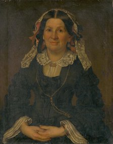 Portrait of a Woman, 1855-1860. Creator: Karl Berthold Fischer.