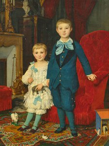 The children de Bary, 1880. Creator: Anker, Albert (1831-1910).