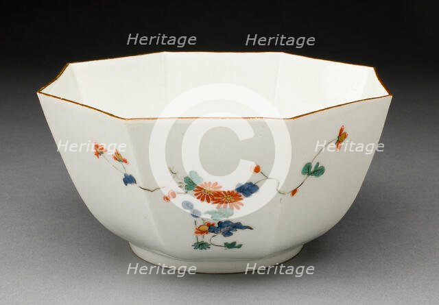 Bowl, Meissen, c. 1732. Creator: Meissen Porcelain.