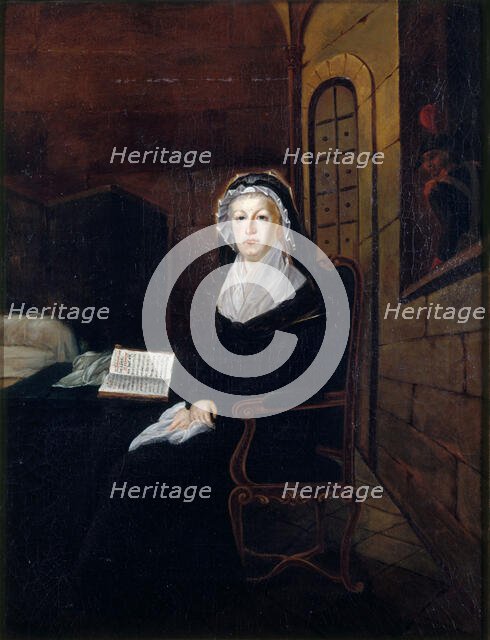 Marie Antoinette at the Conciergerie, c. 1815. Creator: Anonymous.