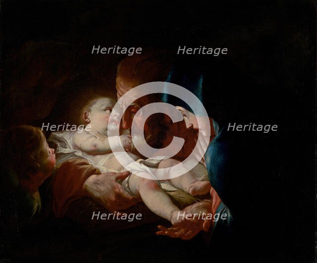 Saint Joseph with Family, 1760-1780. Creator: Circle of Josef Ignaz Mildorfer.