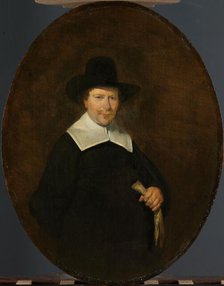 Gerard Abrahamsz van der Schalcke (1609-67). Haarlem Cloth Merchant, 1644. Creator: Gerard Terborch II.