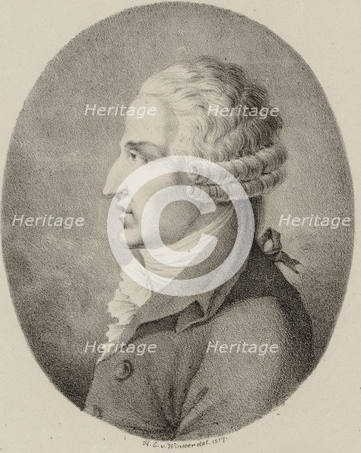 Portrait of the composer Pasquale Anfossi (1727-1797), 1817.