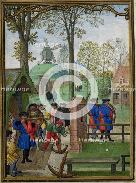 The Hours of Hennessy (Hours of Notre-Dame). Labors of the Months: November, c1530. Creator: Bening, Simon, (Workshop) (ca 1483-1561).