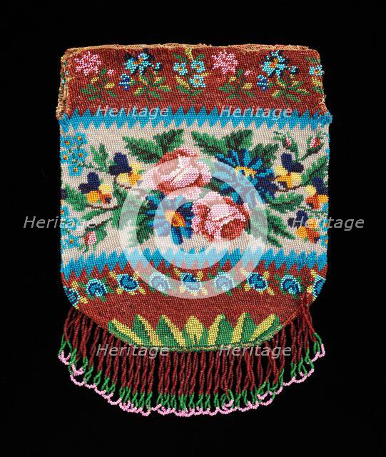 Bag, American, 1830-60. Creator: Unknown.