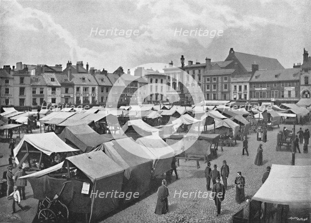 'Market-Place, Northampton', c1896. Artist: Poulton & Co.