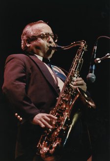 Kenny Hing, Count Basie Band, Dominion Theatre, London, 1990. Creator: Brian Foskett.