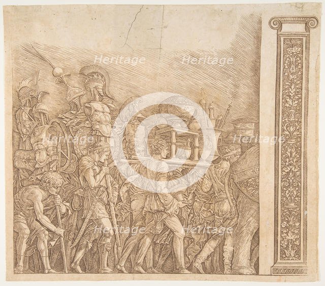 Triumph of Caesar: The Corselet Bearers, ca. 1490. Creator: Unknown.
