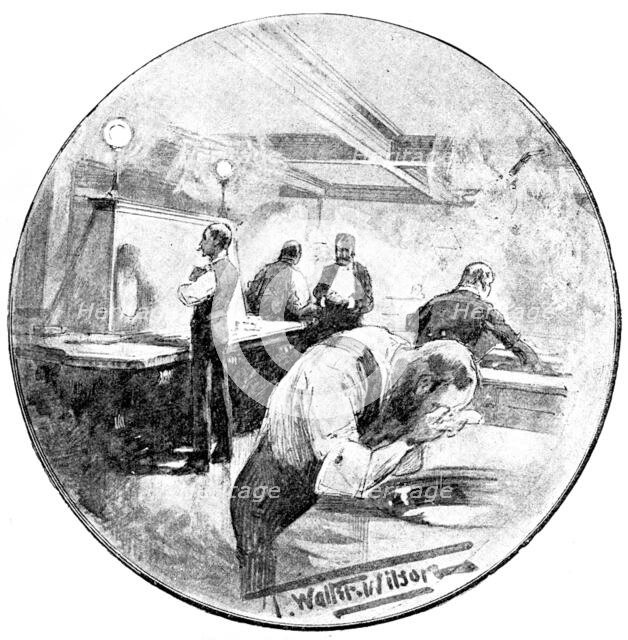 The Lavatory, Carlton Club, 1890. Creator: Unknown.