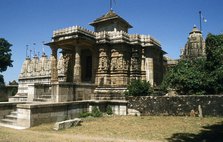 Sat-bis-Deori Temple, Chittaurgarh, Rajasthan, India, 11th century. Jain stone temple.