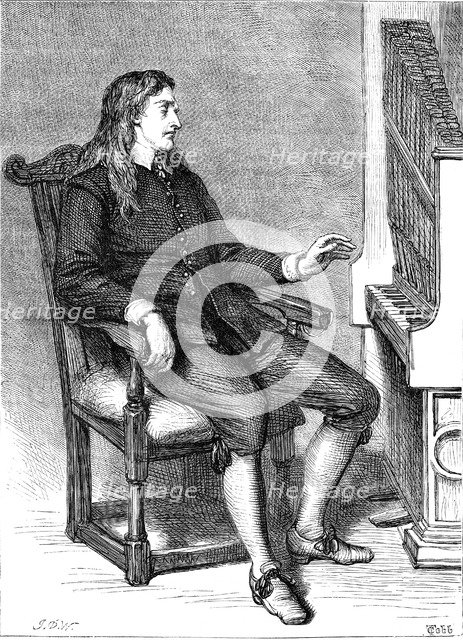 John Milton (1608-1674), English poet, 1870. Artist: Unknown
