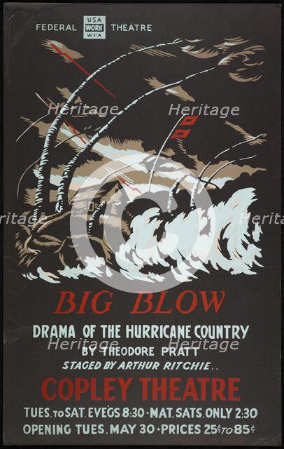 Big Blow, Boston, 1939. Creator: Unknown.