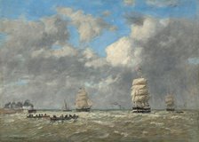 Le Havre, 1883. Creator: Eugene Louis Boudin.