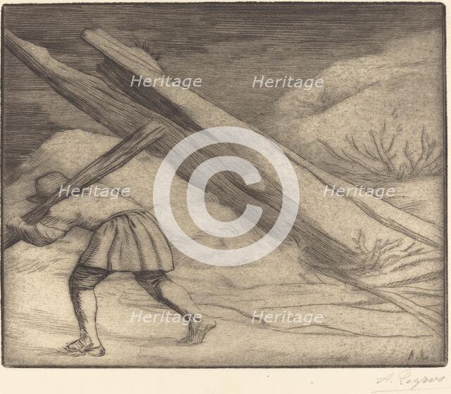 Winter, 1st plate (L'hiver). Creator: Alphonse Legros.