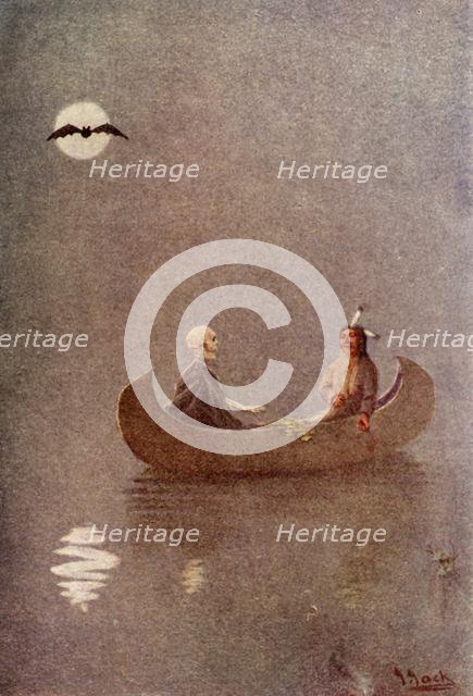 'A Fishing Expedition in Shadow-land', 1914. Creator: Unknown.