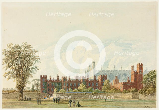 Eton from the Playing-Fields, n.d. Creator: George Pyne.