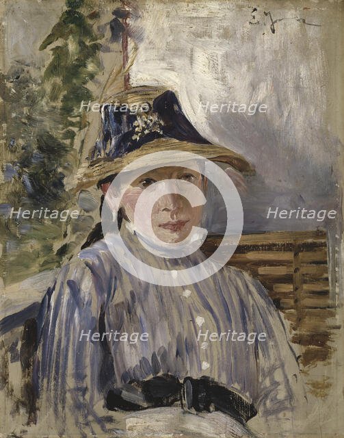 Girl in Blue. Creator: Ernst Josephson.