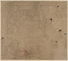 Album of Daoist and Buddhist Themes: Kings of Hells: Leaf 28, 1200s. Creator: Unknown.