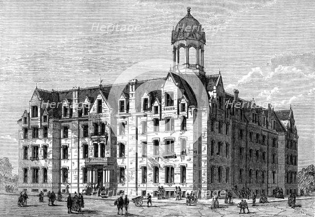 The Fisk University College and Jubilee Hall, Nashville, Tennessee, 1873. Creator: Unknown.