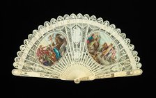 Brisé fan, French, 1800-1810. Creator: Unknown.