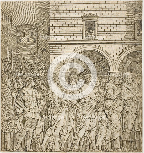 The Senators, from Triumph of Caesar, c.1495. Creator: School of Andrea Mantegna.