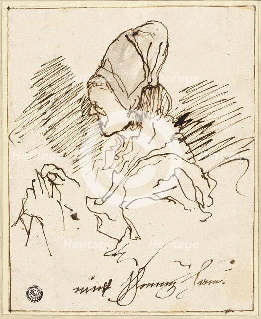 Seamstress, n.d. Creator: Claude Hoin.