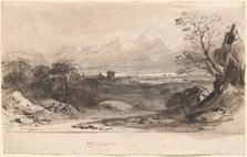 Landscape with Ruins. Creator: John Varley I.
