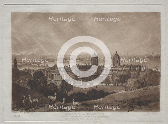 London from Greenwich. Creator: Joseph Mallord William Turner (British, 1775-1851).