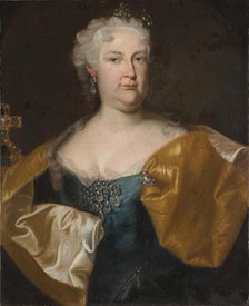 Portrait of Elisabeth Christine of Brunswick-Wolfenbüttel (1691-1750), Holy Roman..., after 1737. Creator: Anonymous.