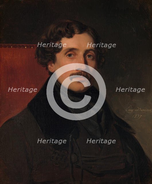 Louis-Félix Amiel (1802-1864), 1837. Creator: Eugene Deveria.