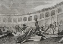 First Carlist War, (1833-1840): Anti-clerical riots of 1835, (1845).  Creator: Martinez.