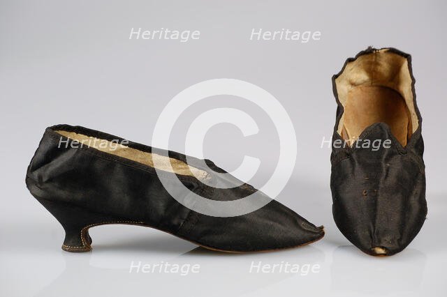 Slippers, European, 1775-95. Creator: Unknown.