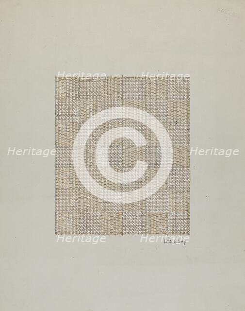 Linen Luncheon Set, c. 1940. Creator: Edith Olney.