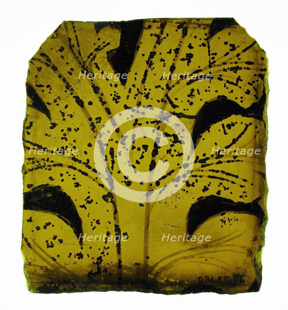 Glass Fragment, European, 14th century or later. Creator: Unknown.