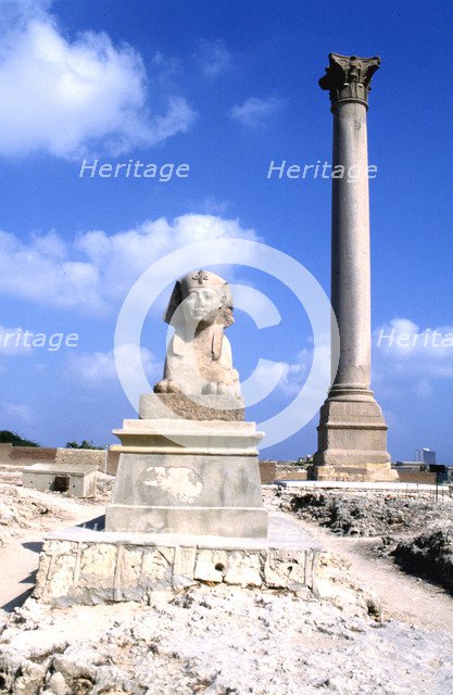 Pompey's Pillar, Alexandria, Egypt.