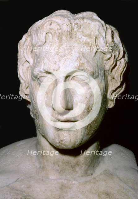 Bust of Alexander the Great, 4th century BC. Artist: Unknown