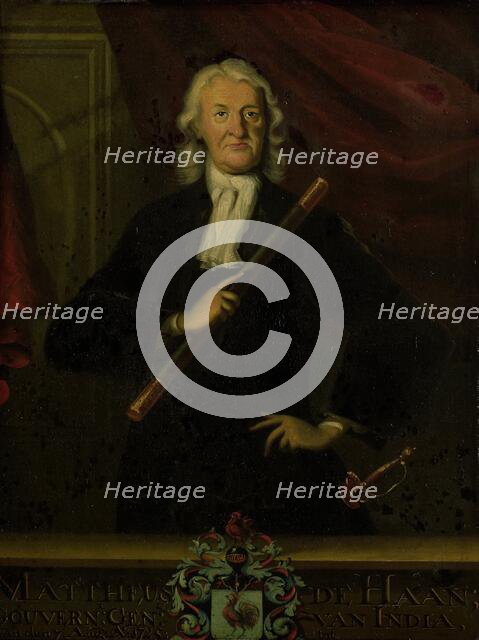 Portrait of Mattheus de Haan, Governor-General of the Dutch East Indies, 1750-1800. Creator: Anon.