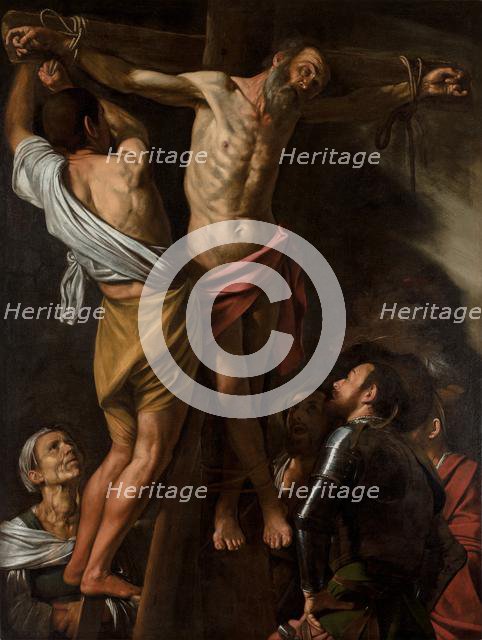 The Crucifixion of Saint Andrew, 1606-7. Creator: Caravaggio (Italian, 1571-1610).