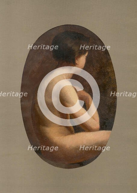 Nude boy, 1854-1855. Creator: Gyula Benczúr.