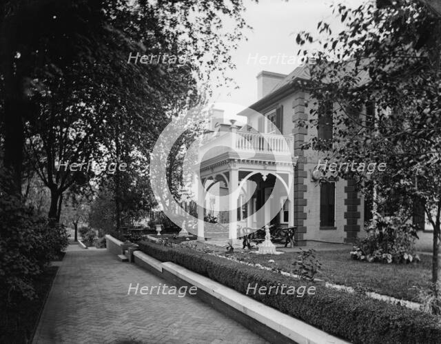 Naval Academy, Annapolis. Supts. Residence, between 1860 and 1880. Creator: Unknown.