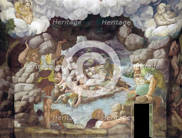The Fall of the Giants (Sala dei Giganti), 1536. Artist: Romano, Giulio (1499-1546)