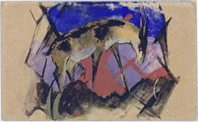 Antelope, 1913. Creator: Marc, Franz (1880-1916).