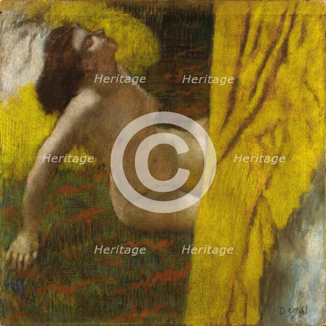 Female nude, ca 1885-1886. Creator: Degas, Edgar (1834-1917).