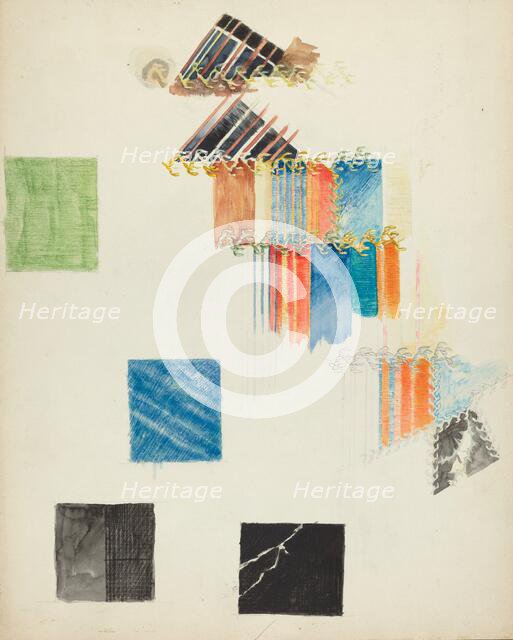 Embroidery: Technique Demonstration, 1935/1942. Creator: Unknown.