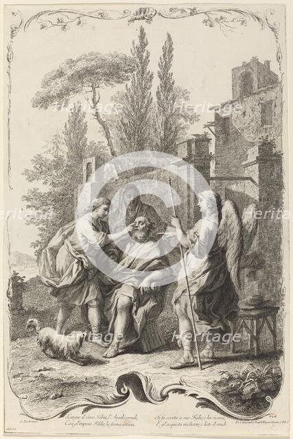The Blind Tobias, c. 1745. Creator: Joseph Wagner.