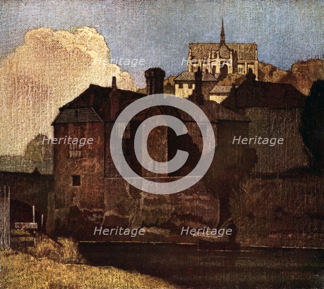 Arundel, West Sussex, 1926.Artist: Bertram Nicholls