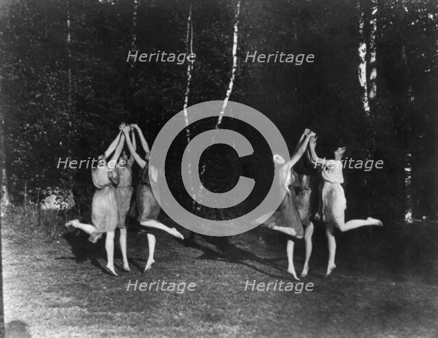 Six dancing figures, n.d.. Creator: Frances Benjamin Johnston.