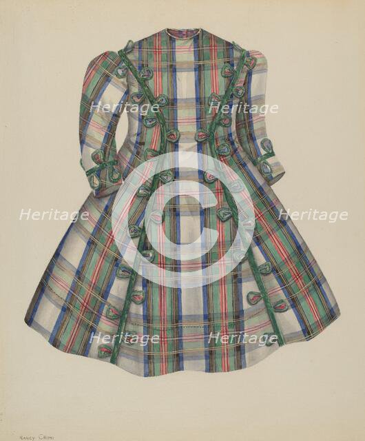 Child's Dress, 1935/1942. Creator: Nancy Crimi.