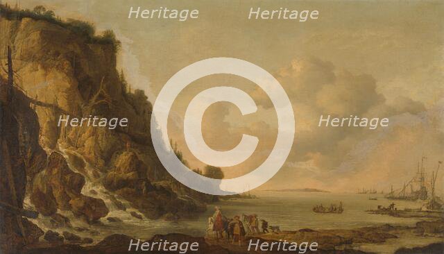 Rocky Coast, 1630-1653. Creator: Simon de Vlieger.